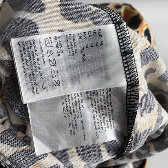 Paco Rabanne Spellout Animal Print T  Shirt NEW M - Picture 9 of 9